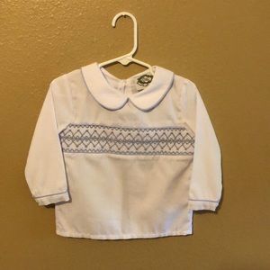 Boys 2T smocked shirt